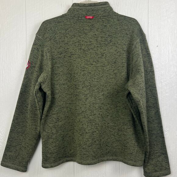 Canada Weather Gear Shirt mens XXL 1/4 button pullover mock collar front pockets - Picture 7 of 8